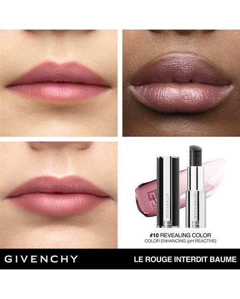 givenchy le rouge interdit 24-hour hydrating balm|Givenchy lip balm.